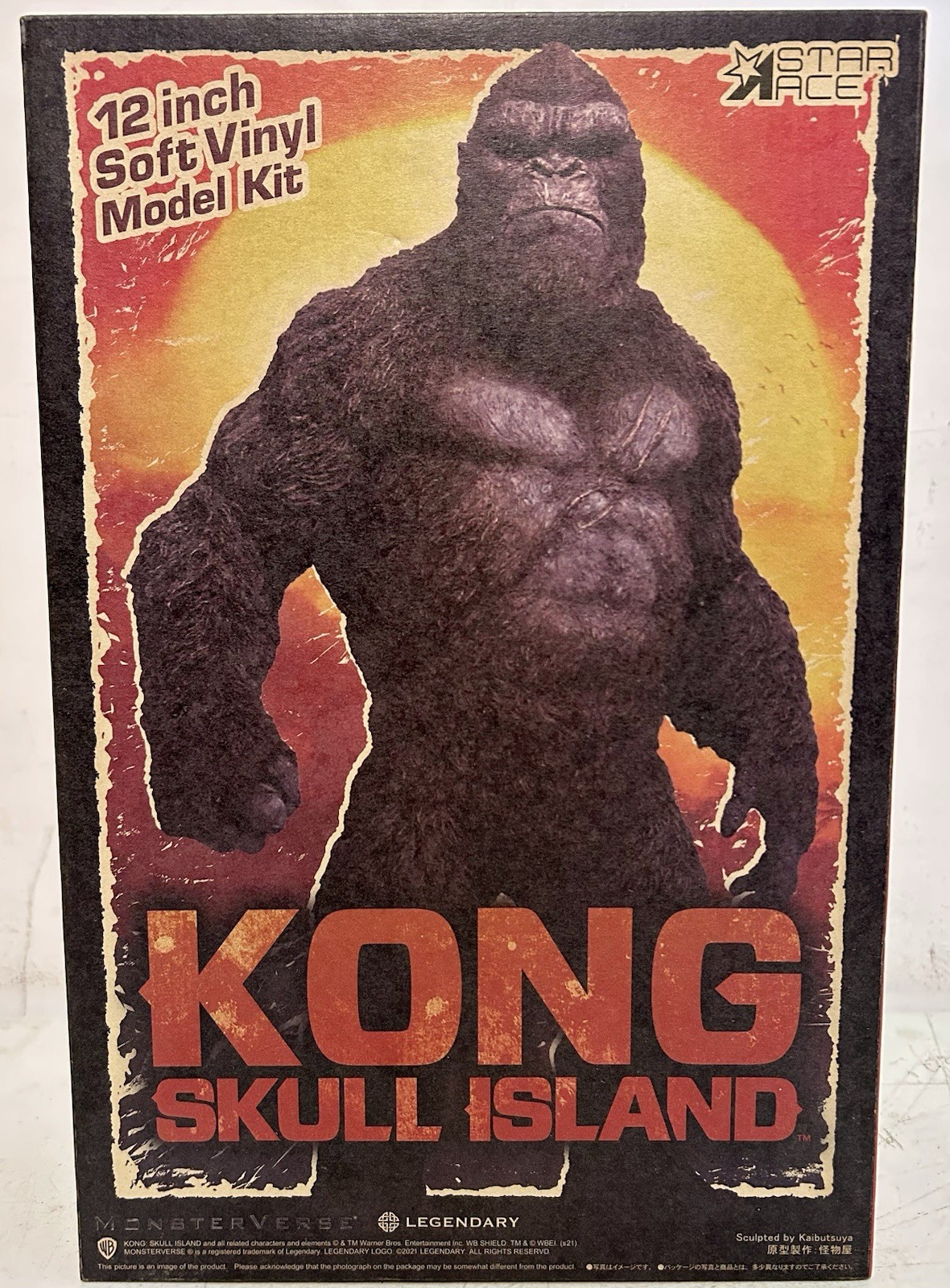 Kong Skull Island 12” Soft Vinyl Sofubi Assembly Kit Star Ace Sealed NEW Kong Skull Island 12” Soft Vinyl Sofubi Assembly Kit Star Ace Sealed NEW
