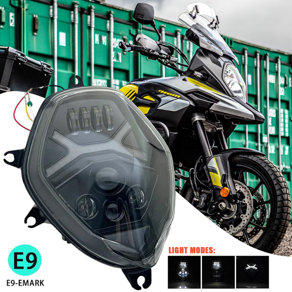 LED Headlight For Suzuki V-Strom 650 1000 DL650 DL1000 DRL Lamp Plug and Play LED Headlight For Suzuki V-Strom 650 1000 DL650 DL1000 DRL Lamp Plug and Play
