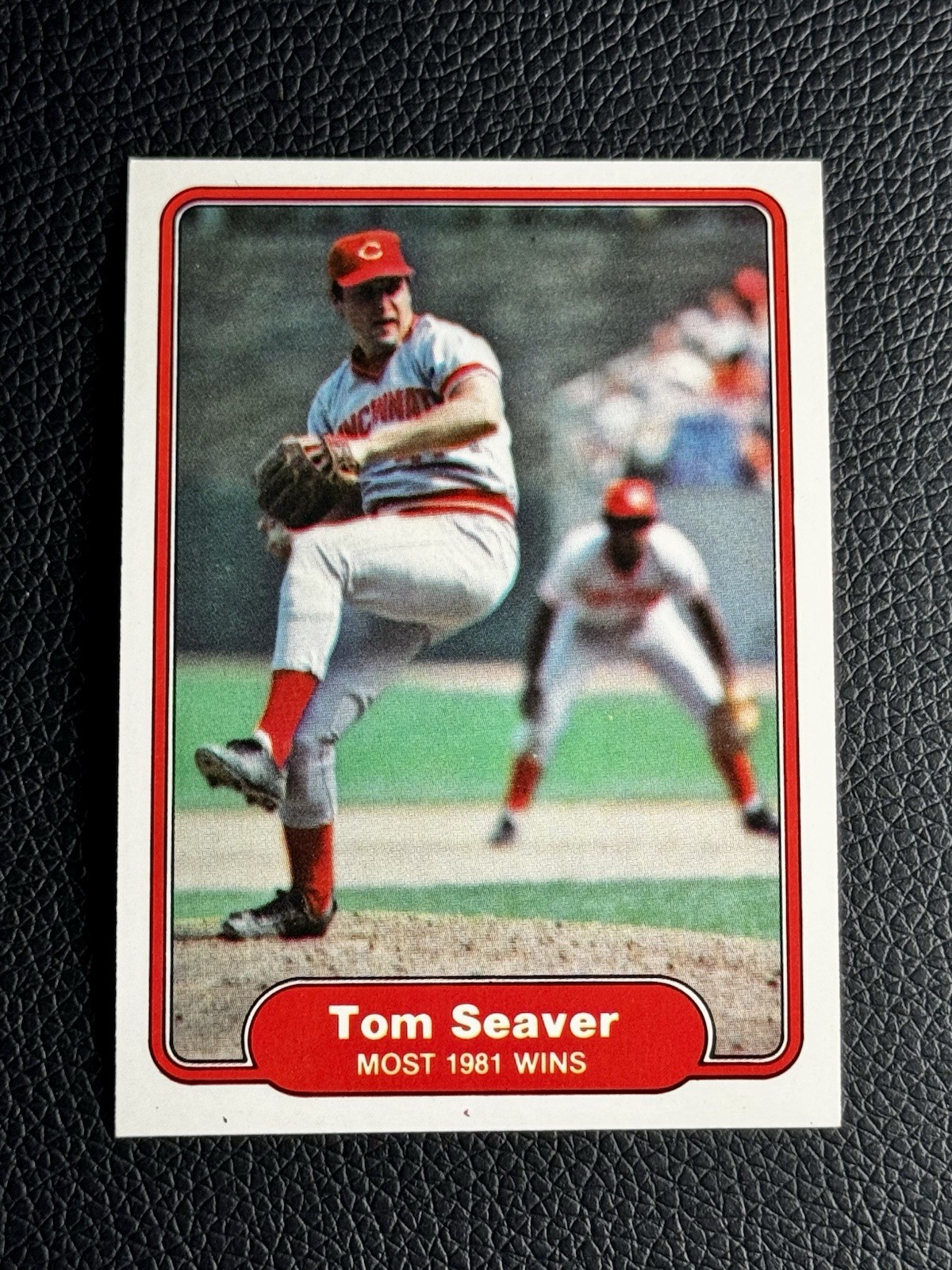‼️STELLAR VINTAGE‼️1982 Fleer \'Most Wins\' Tom Seaver #645 Cincinnati Reds HOF