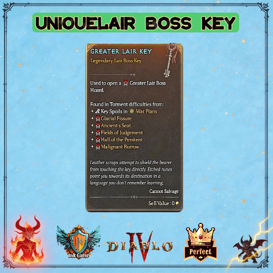 🔥DIABLO 4  Season 15 🔥 Crux of the False Prophet.  Unique Lair Boss Key