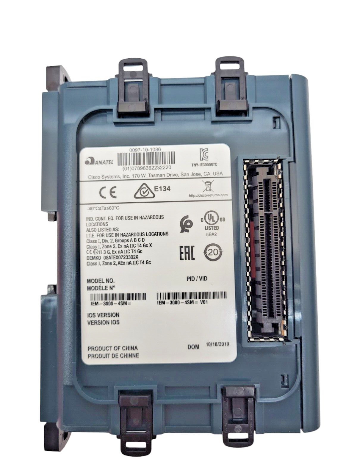 Cisco Ethernet Switch Module IEM-3000-4SM Industrial New in Box Cisco Ethernet Switch Module IEM-3000-4SM Industrial New in Box