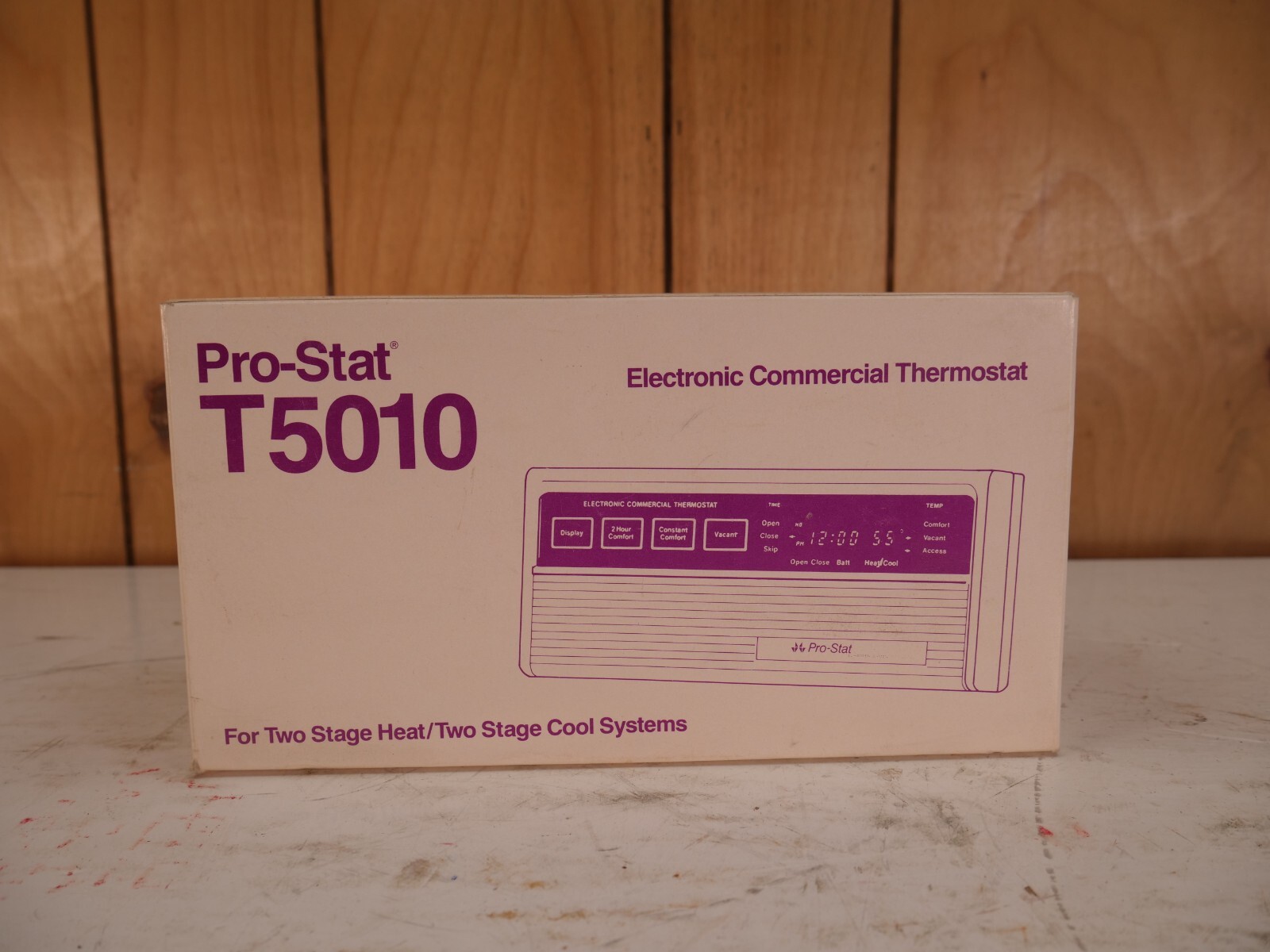 HARPER-WYMAN T5010 ELECTRONIC COMMERCIAL 2 STAGE THERMOSTAT NEW