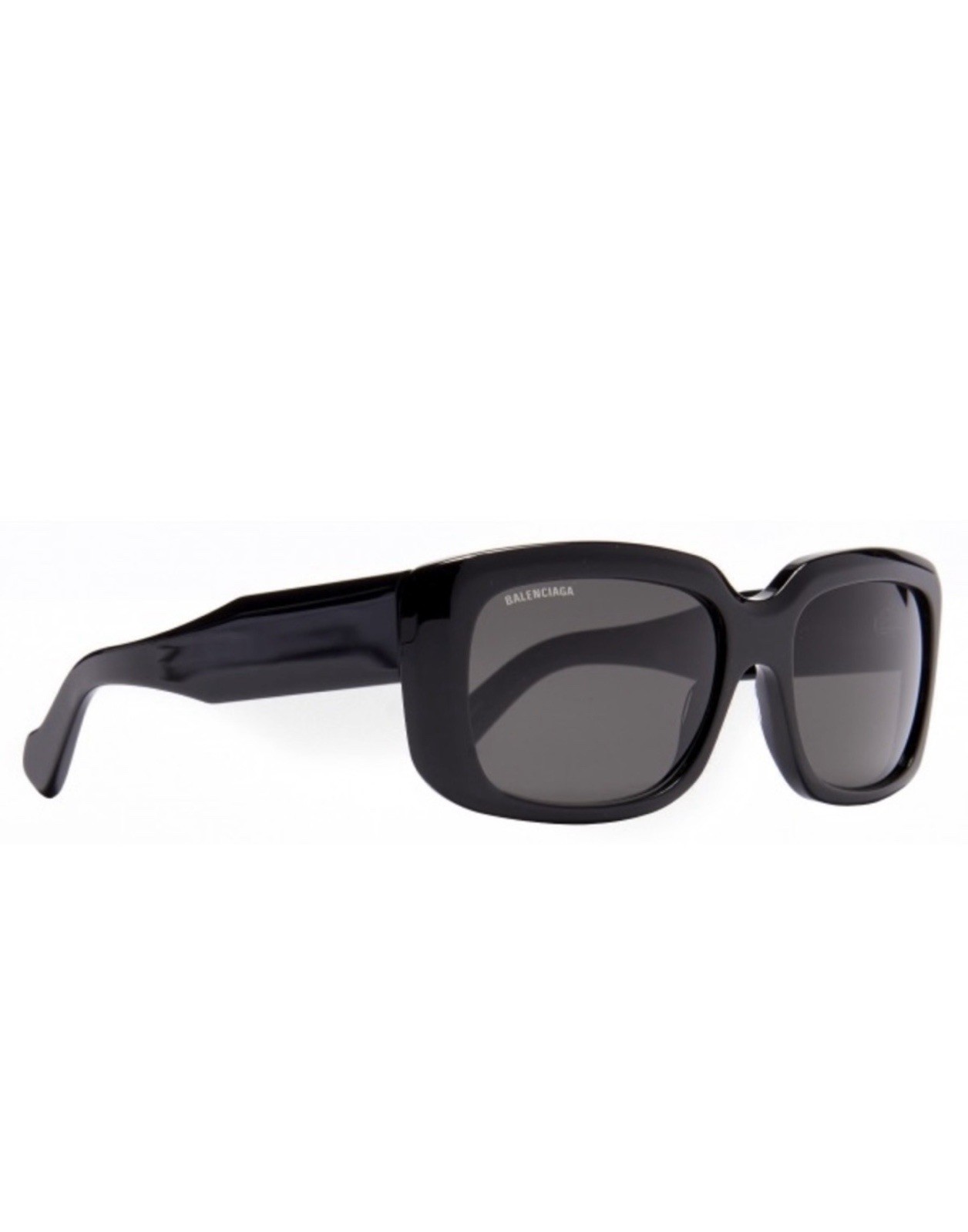 BALENCIAGA Unisex BB0072S 56 mm  Black  Rectangle Sunglasses NWT