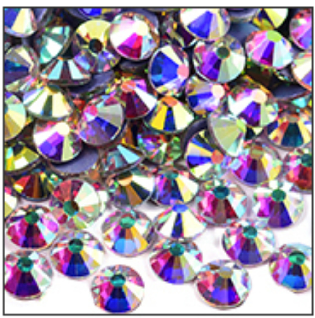 High Quality AAAA CRYSTAL HOTFIX-Iron On RHINESTONES 4ss 6ss 10ss 16ss 20ss 30ss