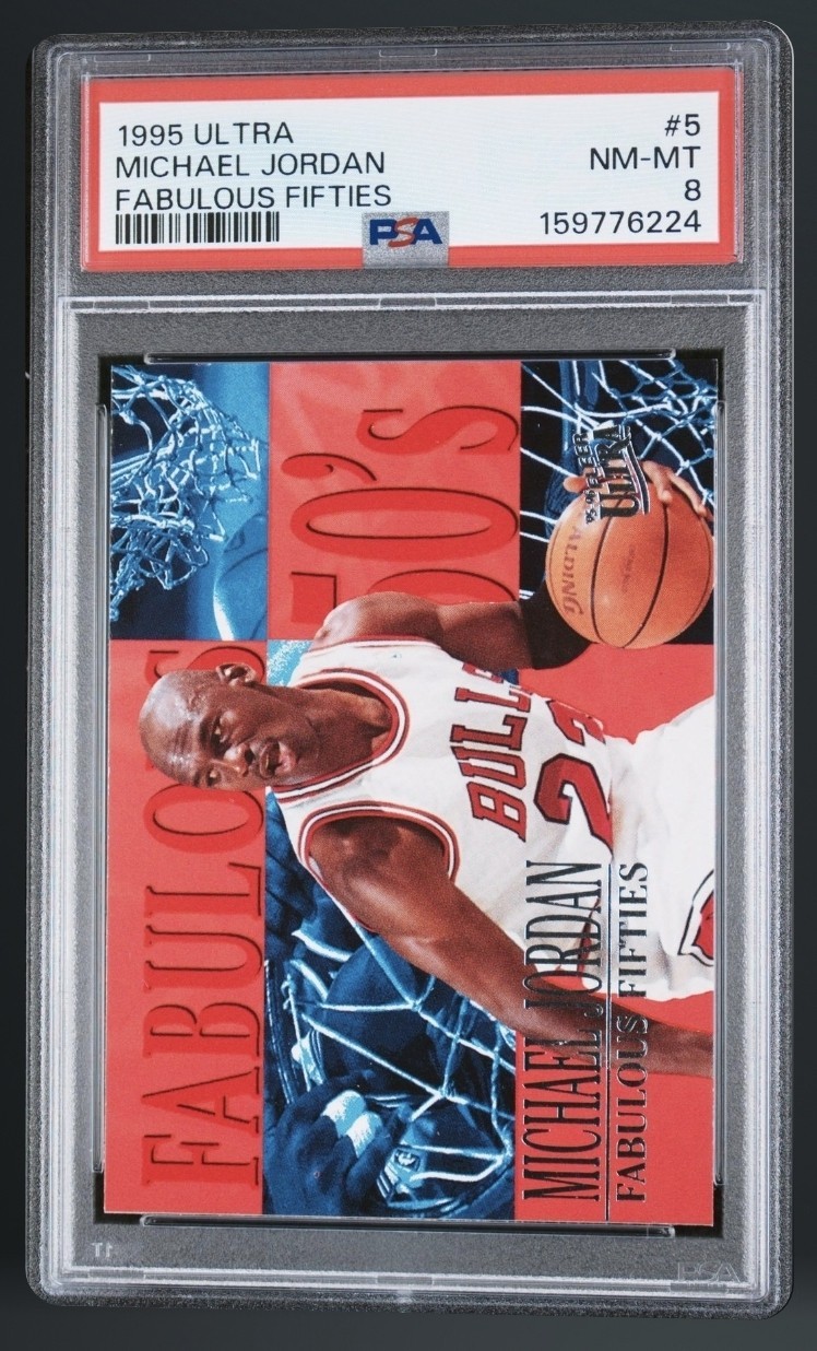 1995-96 Fleer Ultra - Fabulous 50\'s Michael Jordan #5 1995-96 Fleer Ultra - Fabulous 50\'s Michael Jordan #5