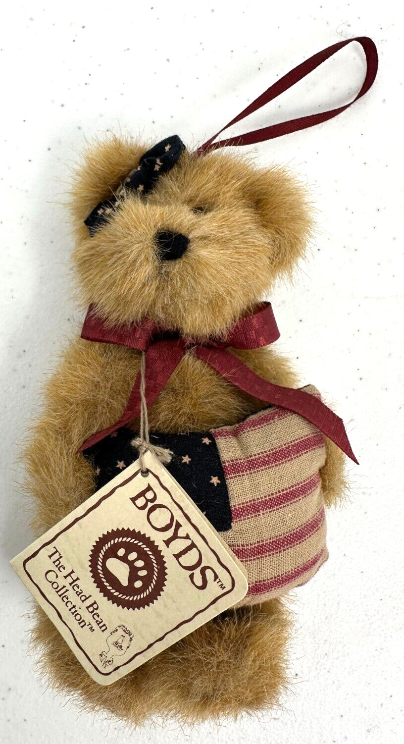 Boyds The Head Bean Collection H.B.\'s Heirloom Series Tess Patriotic Plush Bear