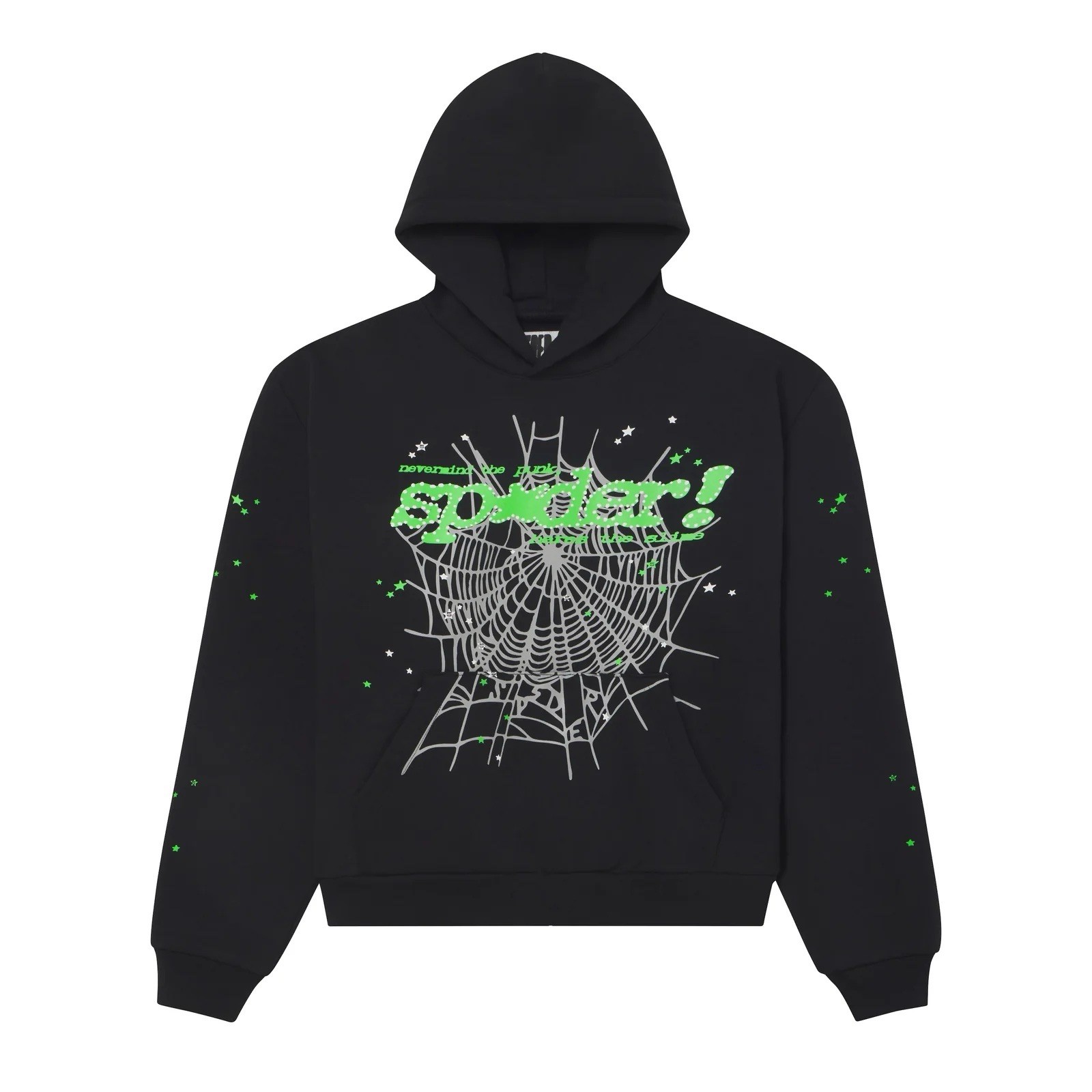Authentic Sp5der Hoodie “Onyx” Logo Web Graphic Pullover Fleece Size XL Sold Out
