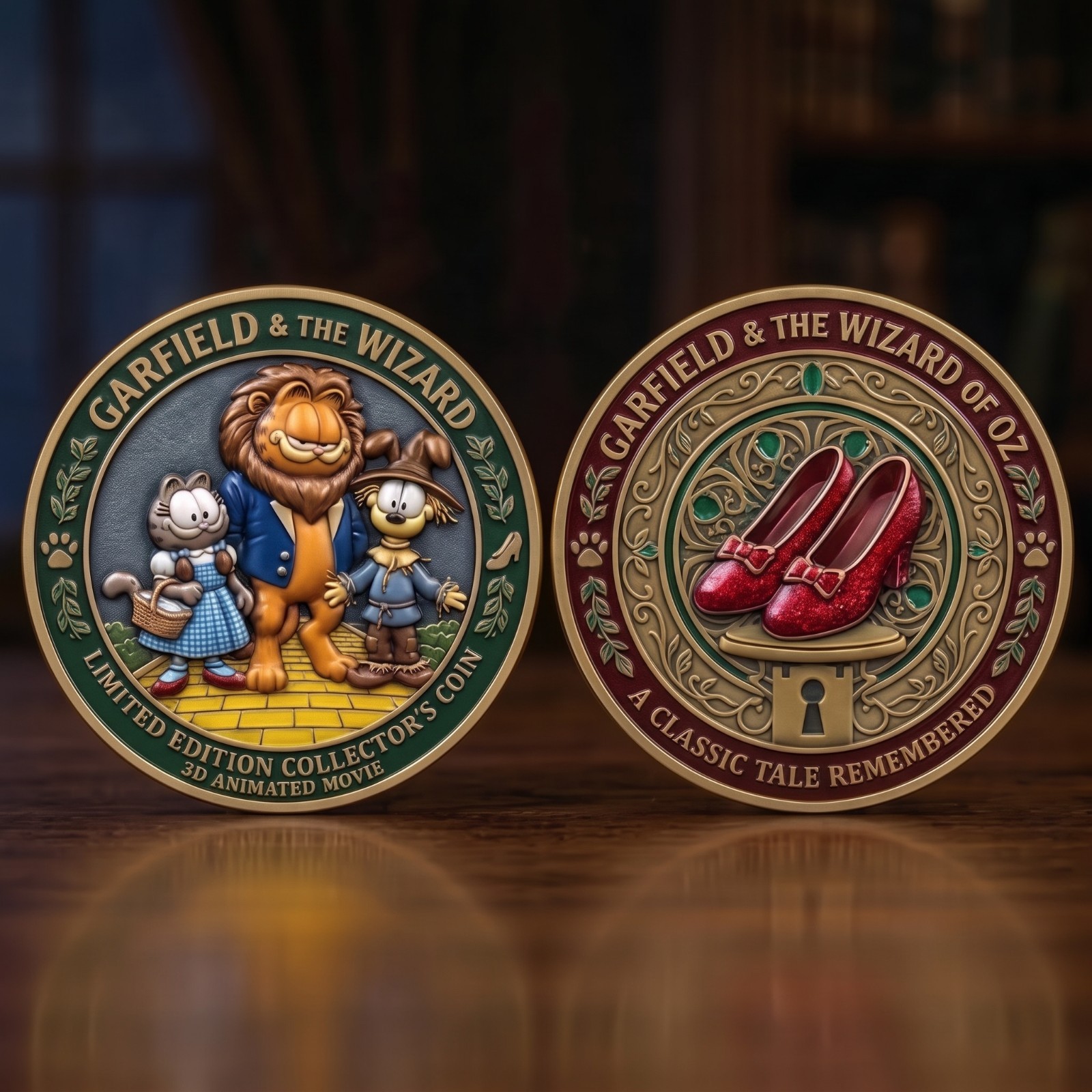 Garfield The Wizard Of Oz Limited Edition Collector's Commemorative Coin 2026