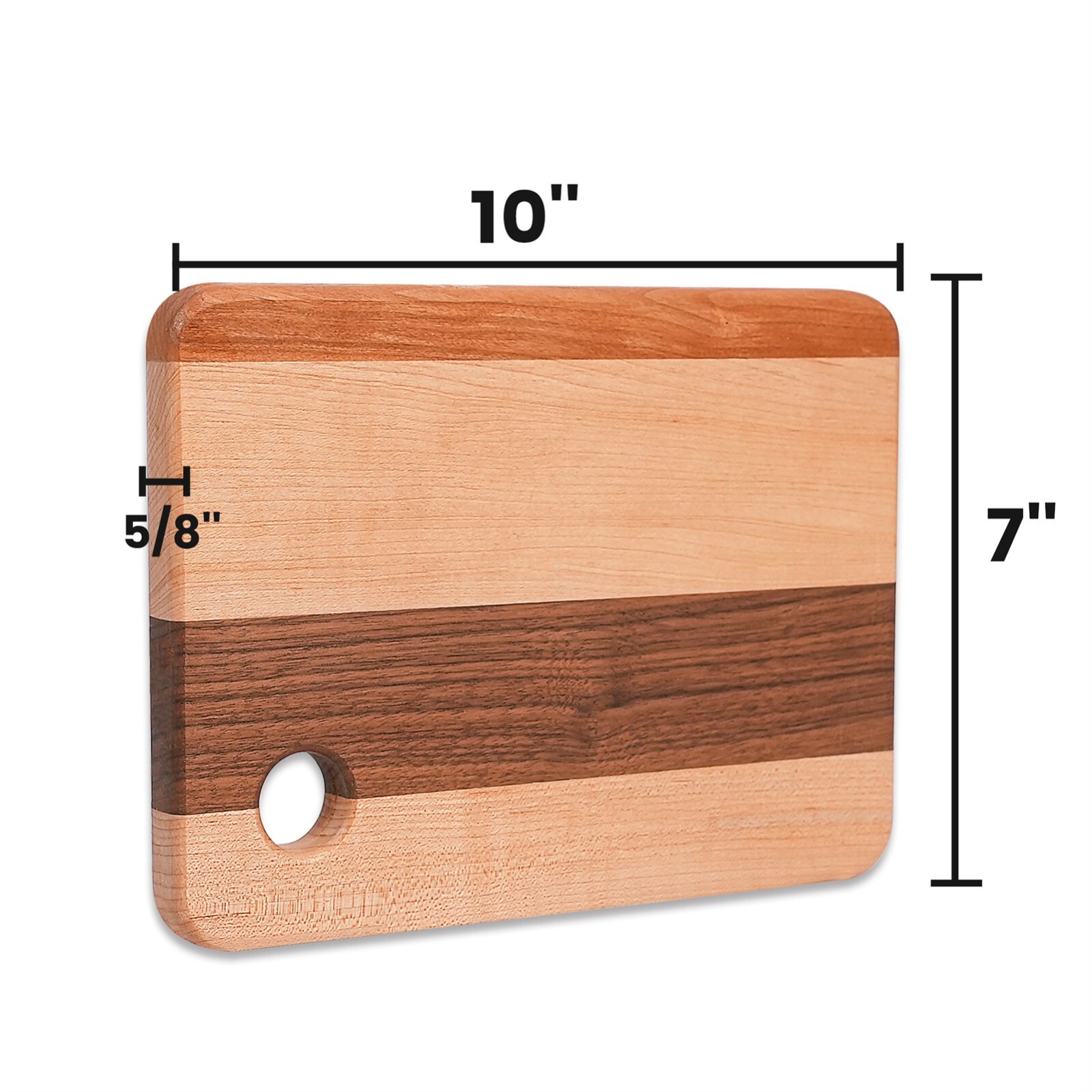 CONSDAN Cutting Board, Mix Hardwood, Small CONSDAN Cutting Board, Mix Hardwood, Small