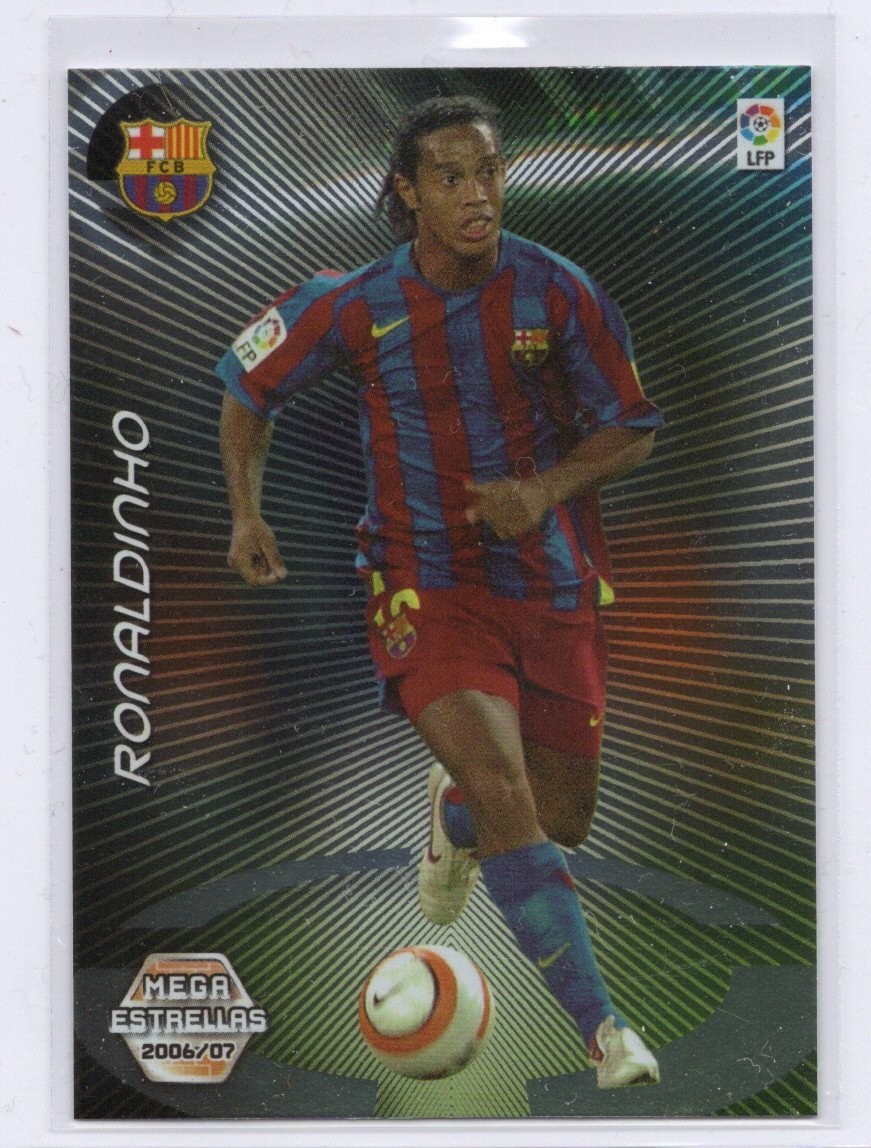 2006-07 Panini Megacracks MGK La Liga Mega Estrellas Ronaldinho #379 DROB 2006-07 Panini Megacracks MGK La Liga Mega Estrellas Ronaldinho #379 DROB