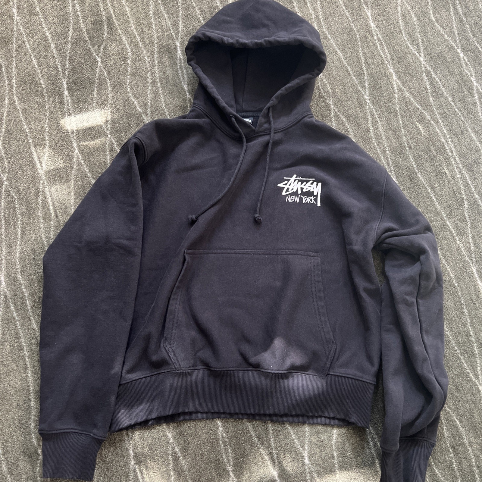 stussy new york chapter hoodie medium black stussy new york chapter hoodie medium black
