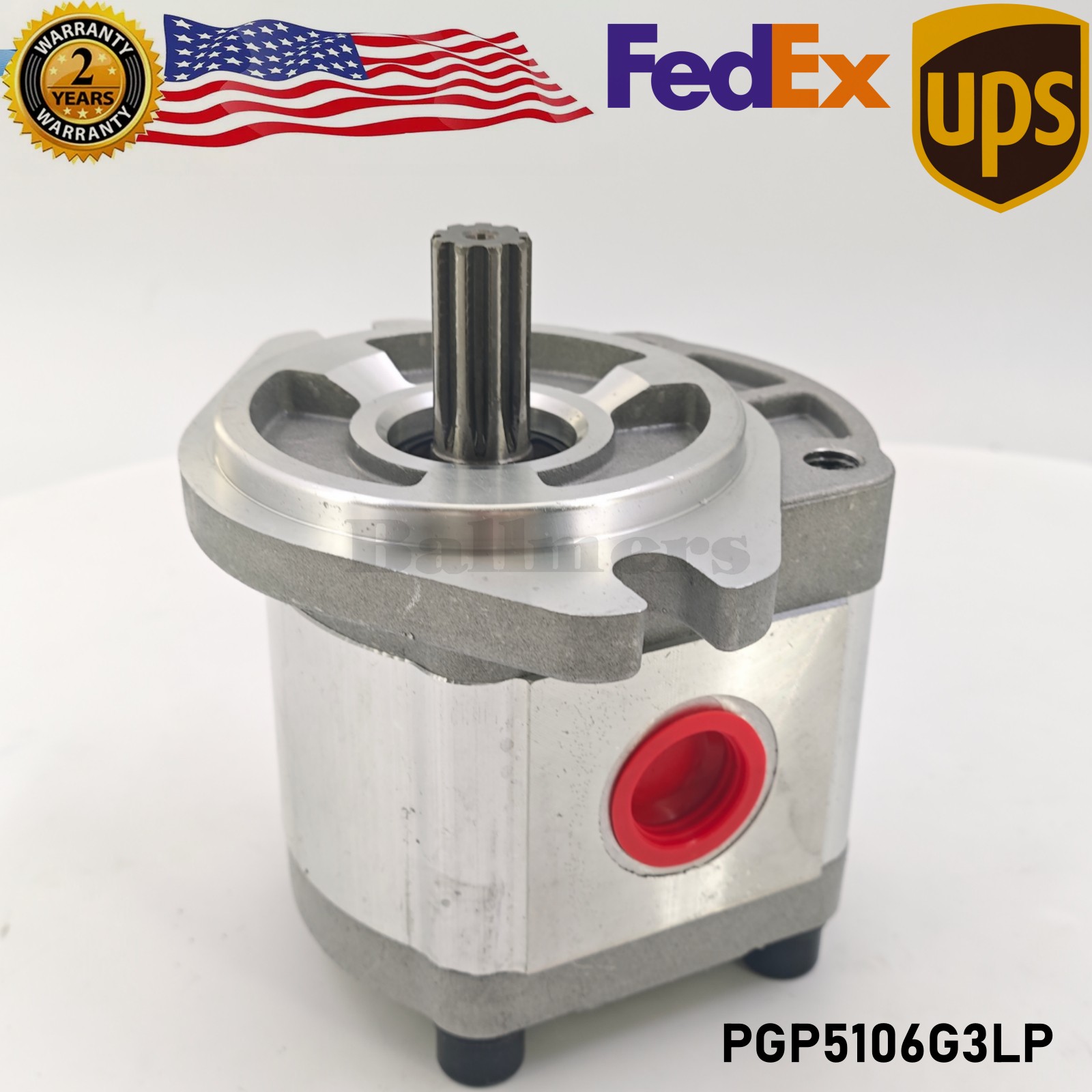 PGP5106G3LP Single Acting Hydraulic Gear Pump For AGT H12 Excavator 1 Ton NEW