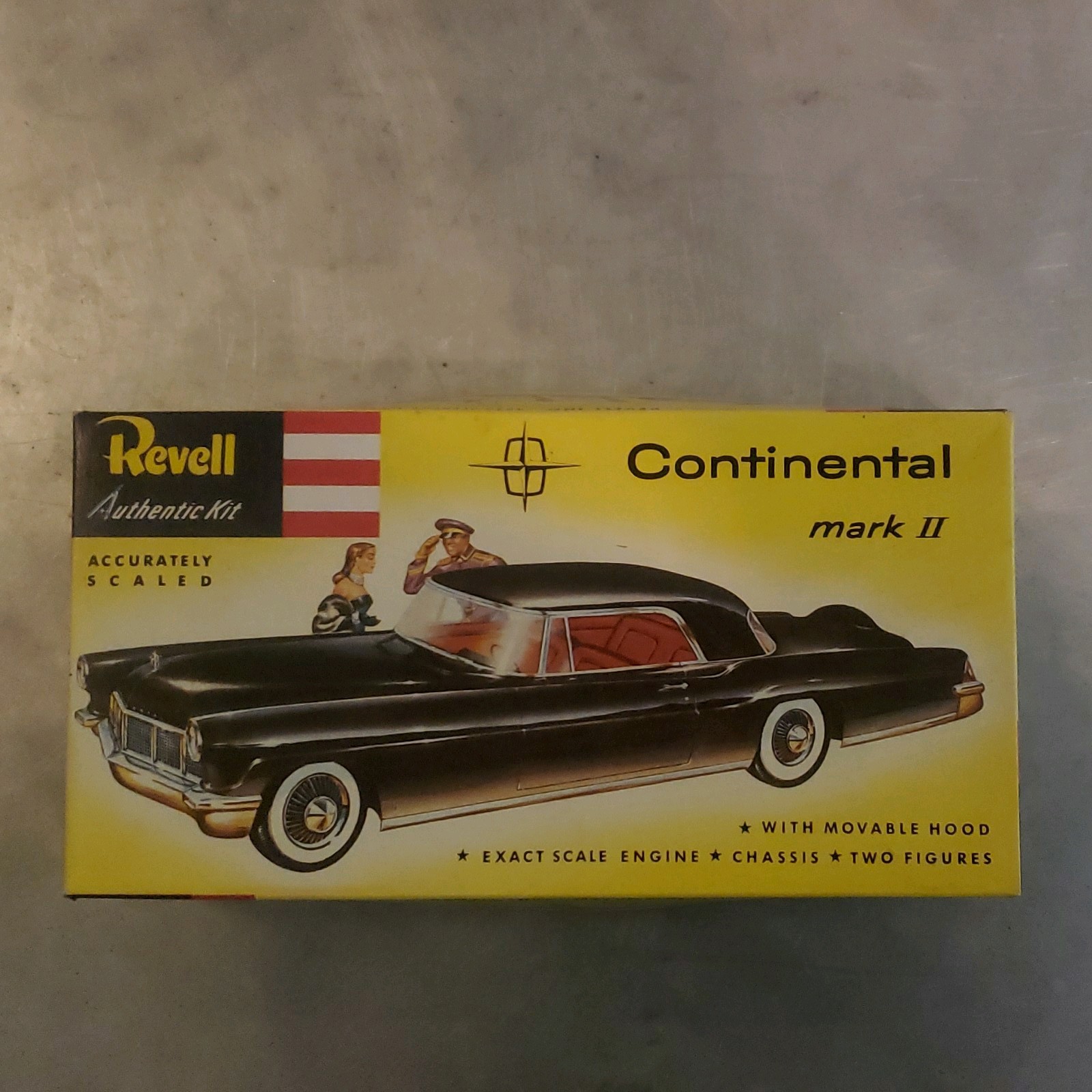 Revell Authentic Kit Lincoln Continental Mark II Plastic Unassembled Kit 1219 Revell Authentic Kit Lincoln Continental Mark II Plastic Unassembled Kit 1219