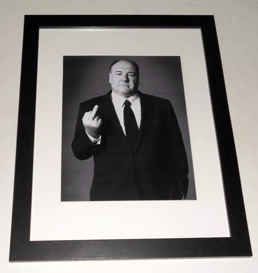 Framed James Gandolfini Tony Soprano \