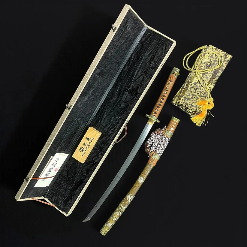 Musashi Seishin no Koyo Elevation of Spirit Damascus Steel Katana Sword