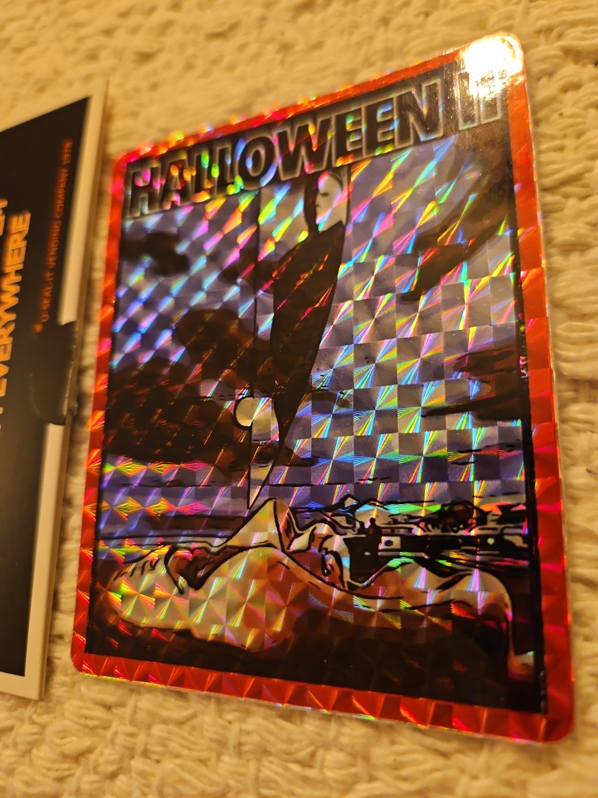 Vtg 80's 90's Halloween IIPrismatic Vending Machine Sticker Horror. Rare Vtg 80's 90's Halloween IIPrismatic Vending Machine Sticker Horror. Rare