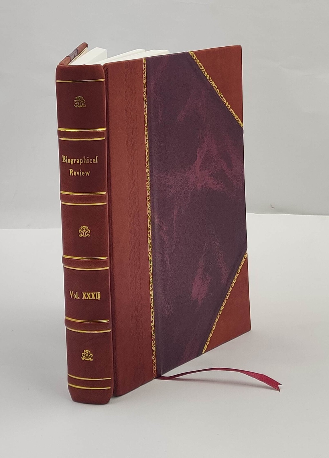 Biographical review Containing life sketches of leadi V. 32 1899 [Leather Bound]