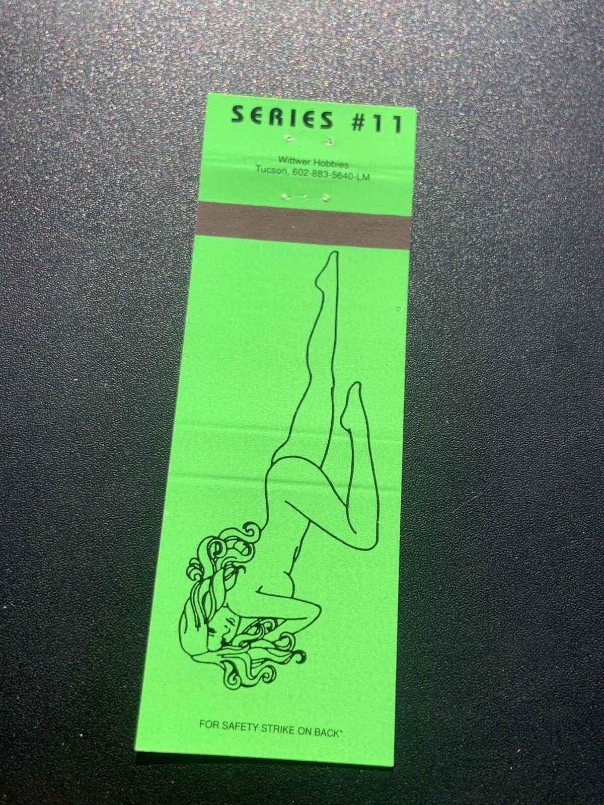 Matchbook Cover - Full Length Girlie Matchbook Cover - Full Length Girlie