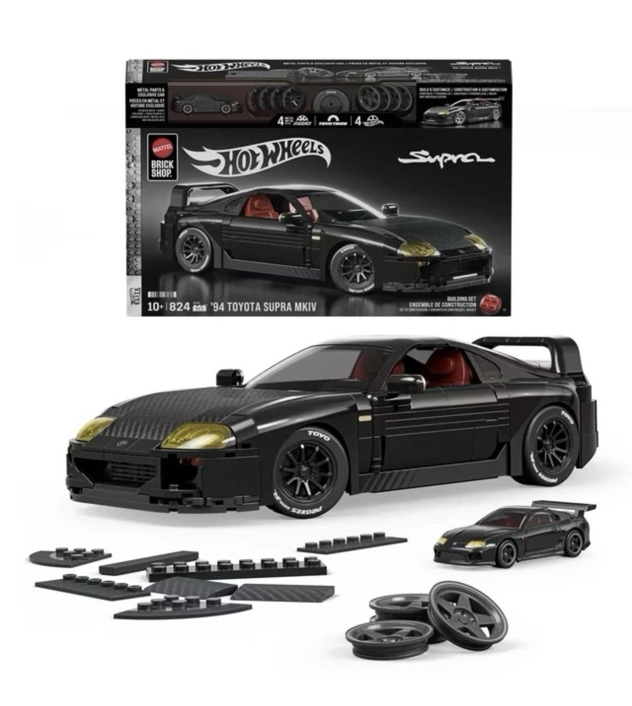 Mattel Brick Shop Hot Wheels Elite Series '94 Toyota Supra MKIV