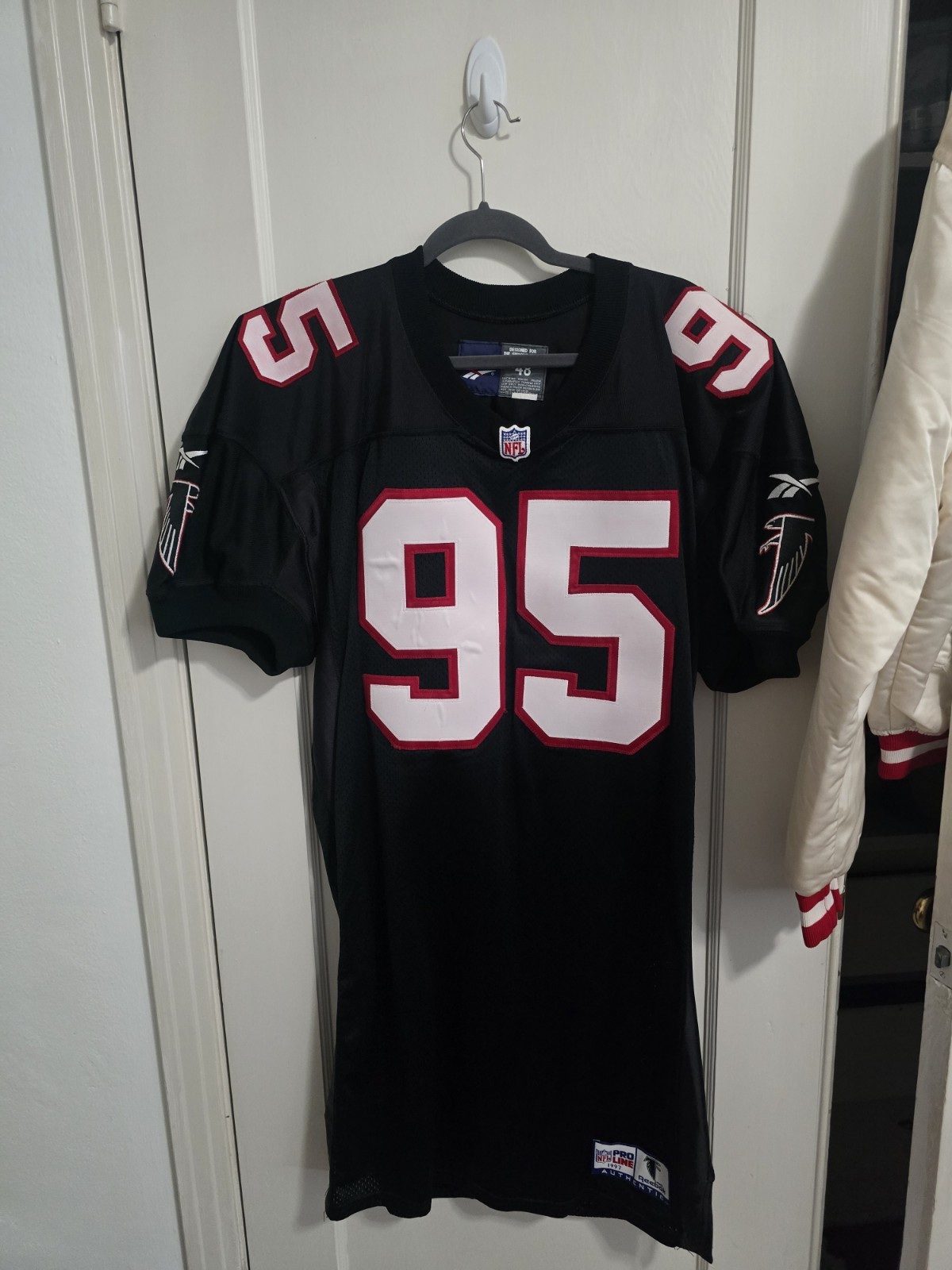 1997 Atlanta Falcons Nike Team Issued NFL Vintage Jersey vtg reebok procut 48 1997 Atlanta Falcons Nike Team Issued NFL Vintage Jersey vtg reebok procut 48