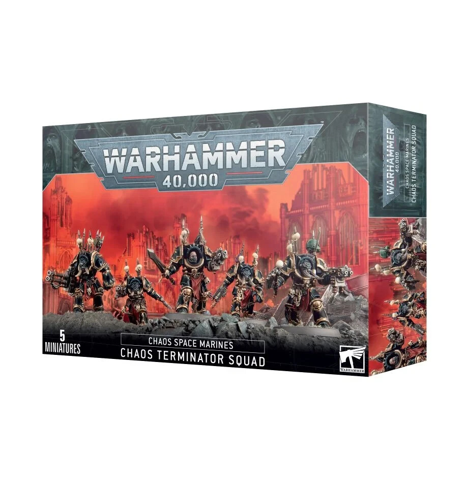 Chaos Space Marines Terminators Warhammer 40K Black Legion NIB