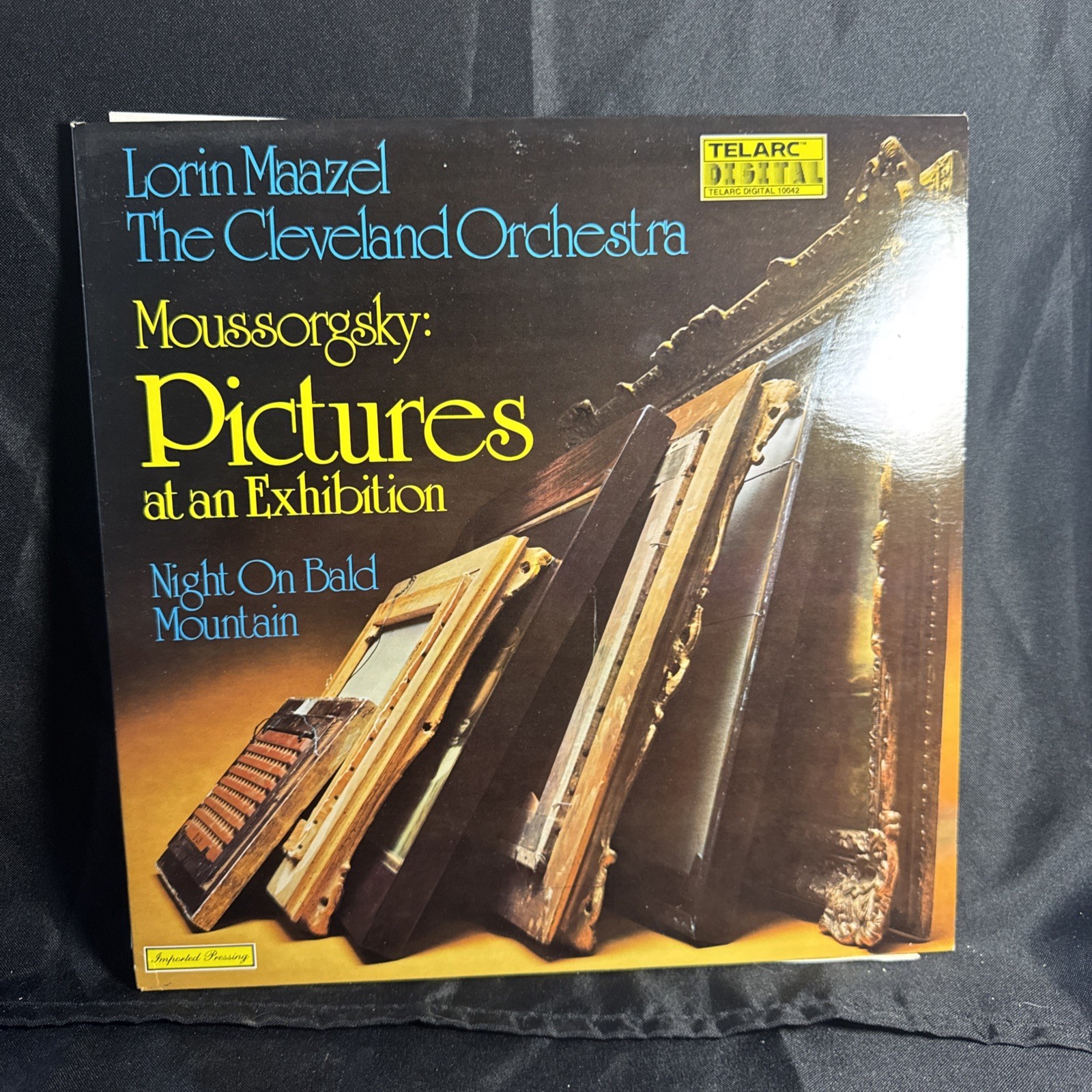 MAAZEL ⸻ MUSSORGSKY pictures at an exhibition TELARC 10042 ⸻ AUDIOPHILE LP EX++
