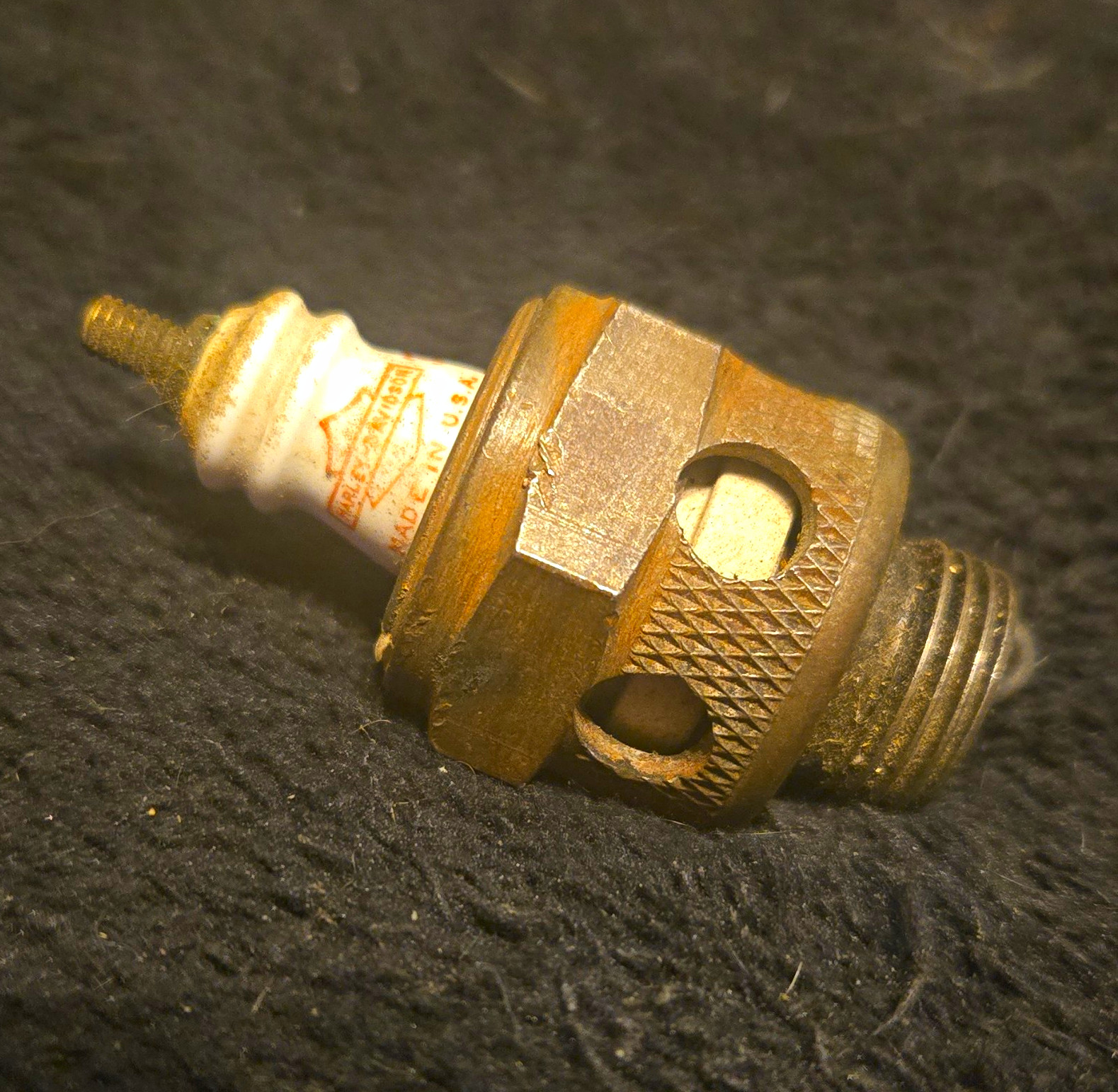 1 Vintage Harley-Davidson Knucklehead Flathead Champion #3 Spark Plug 1 Vintage Harley-Davidson Knucklehead Flathead Champion #3 Spark Plug
