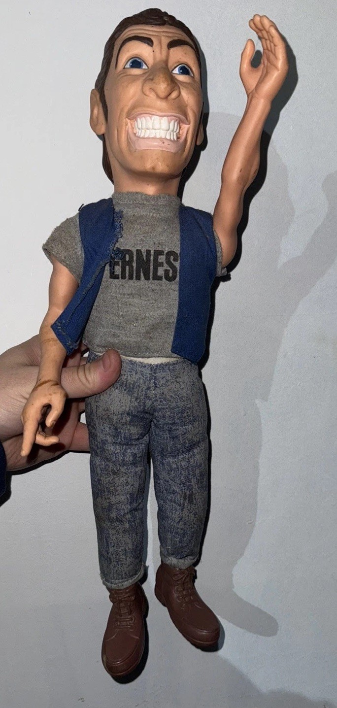 ERNEST 1989 Kenner Pull String Talking Doll NO PULL STRING Vintage, No Hat