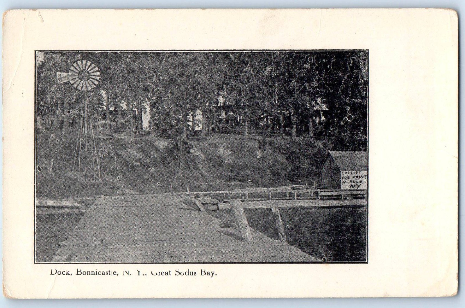 1905 Bonnicastle New York NY Vintage Postcard Dock Great Sodus Bay Unposted 1905 Bonnicastle New York NY Vintage Postcard Dock Great Sodus Bay Unposted