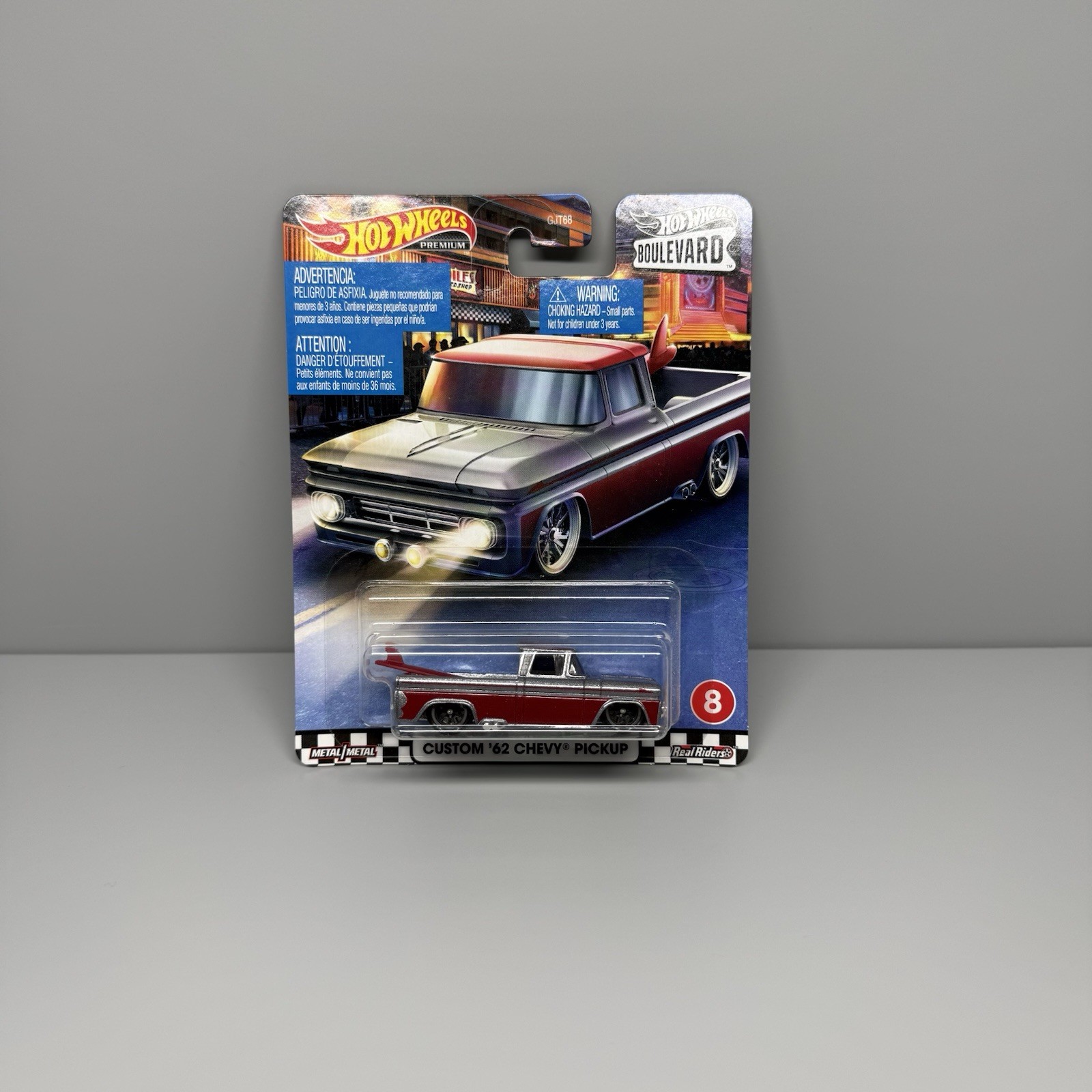 2020 HOT WHEELS PREMIUM BOULEVARD WALMART - CUSTOM '62 CHEVY PICKUP # 8 2020 HOT WHEELS PREMIUM BOULEVARD WALMART - CUSTOM '62 CHEVY PICKUP # 8