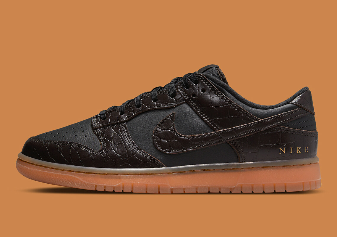 [DV1024-010] Mens Nike Dunk Low SE \'Chocolate Croc\'