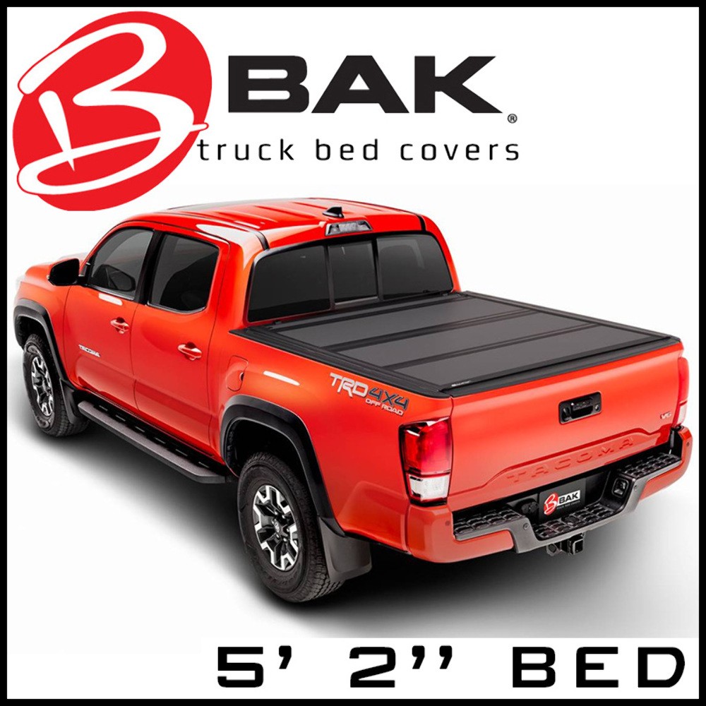 BAK BAKFlip G2 Hard Folding Tonneau Cover fits 2016-2023 Toyota Tacoma 5\'2\ BAK BAKFlip G2 Hard Folding Tonneau Cover fits 2016-2023 Toyota Tacoma 5\'2\