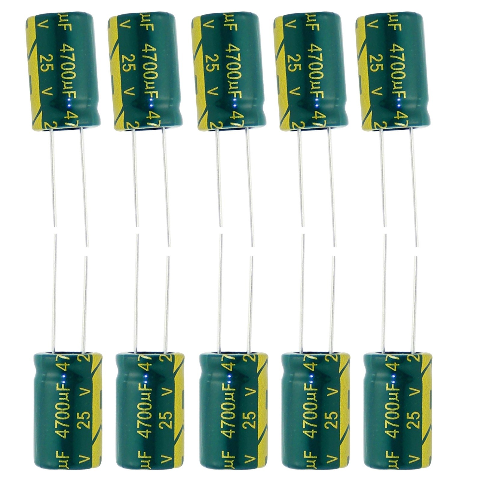 10PCS 6.3V to 450V High Frequency LOW ESR Radial Electrolytic Capacitor