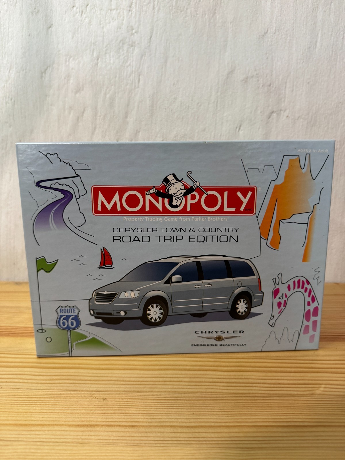 Monopoly Game Chrysler Town & Country Road Trip Edition Travel or Home Play Monopoly Game Chrysler Town & Country Road Trip Edition Travel or Home Play