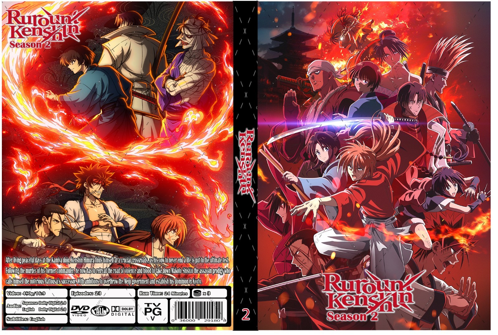 Rurouni Kenshin 2023 Anime Series Season 2 Episodes 1-23 Dual Audio Eng/Jpn Rurouni Kenshin 2023 Anime Series Season 2 Episodes 1-23 Dual Audio Eng/Jpn