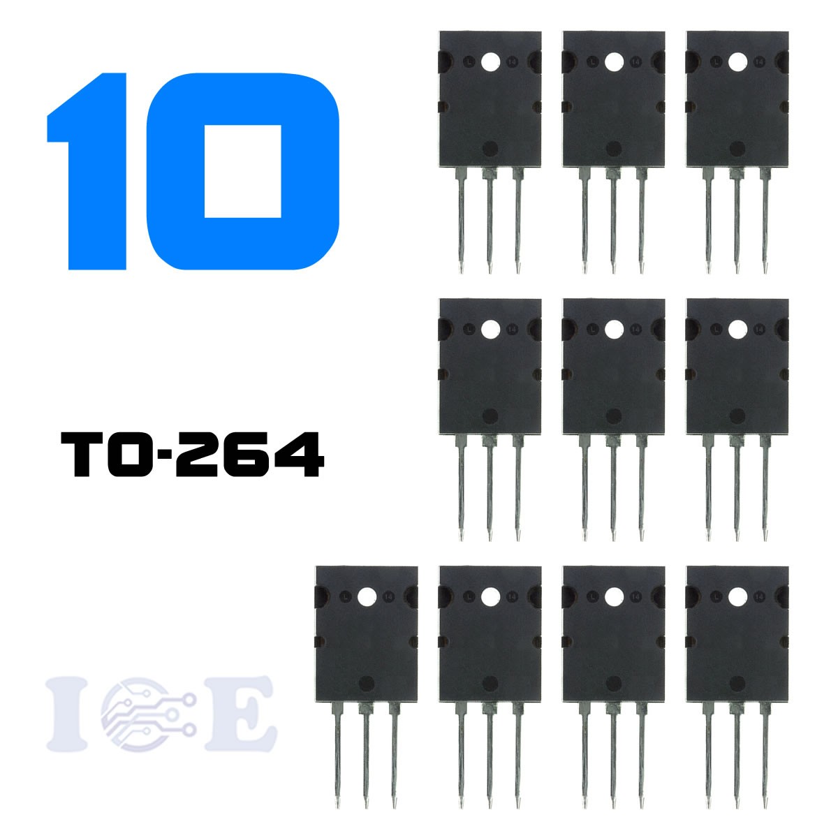 10pcs 2SC5200 Power TOSHIBA Transistor Silicon NPN Triple Diffused Type to-264 10pcs 2SC5200 Power TOSHIBA Transistor Silicon NPN Triple Diffused Type to-264