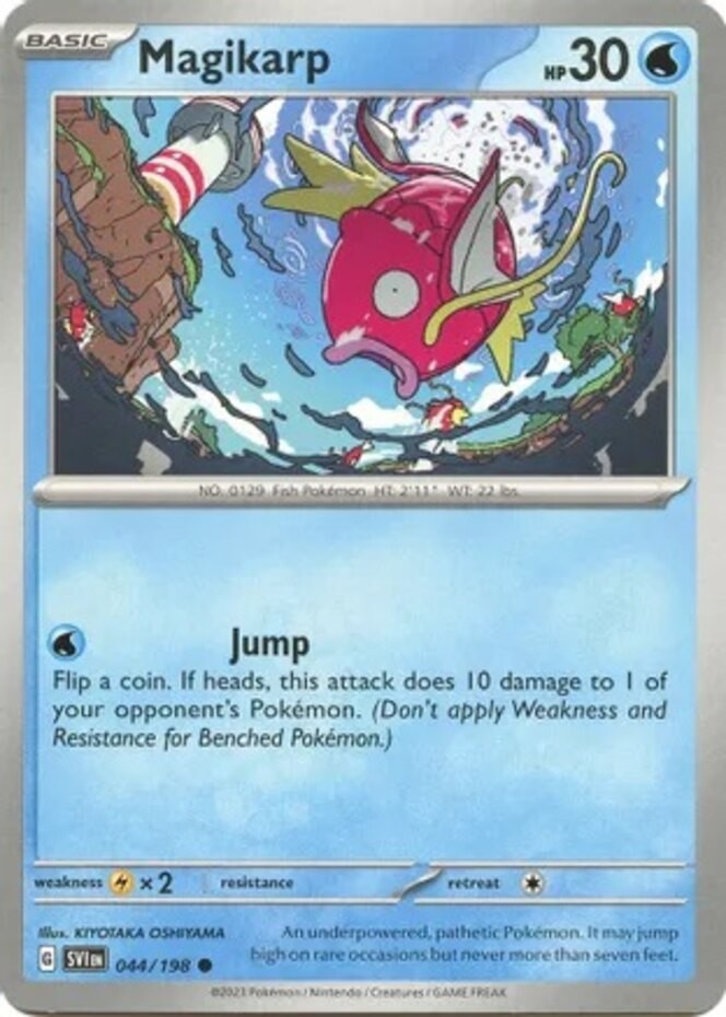 Magikarp - 044/198 - Common (Near Mint) Scarlet & Violet - Base Set - Water Poké
