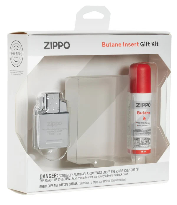 Zippo 52RBDI, Gift Set, Butane and Double Torch Flame Insert Zippo 52RBDI, Gift Set, Butane and Double Torch Flame Insert