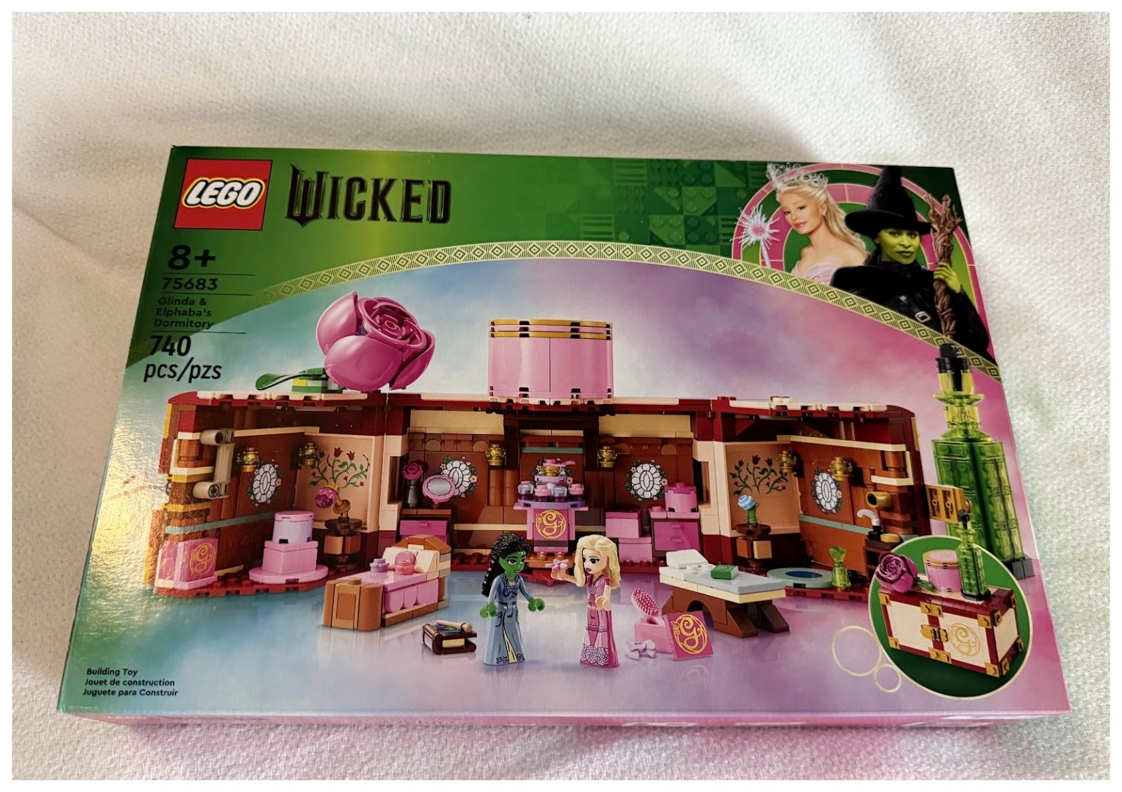 LEGO Wicked 75683 Glinda & Elphaba Dormitory 740pc NEW SEALED LEGO Wicked 75683 Glinda & Elphaba Dormitory 740pc NEW SEALED