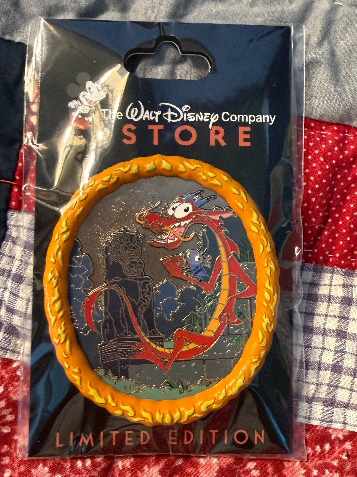 *IN HAND* Disney D23 2026 Elements Fire Mushu Pin, LE 400, DEC TWDC Store *IN HAND* Disney D23 2026 Elements Fire Mushu Pin, LE 400, DEC TWDC Store