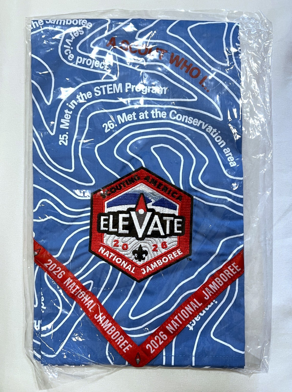 2026 National Scout Jamboree Participant Neckerchief NIB Summit Bechtel Reserve 2026 National Scout Jamboree Participant Neckerchief NIB Summit Bechtel Reserve