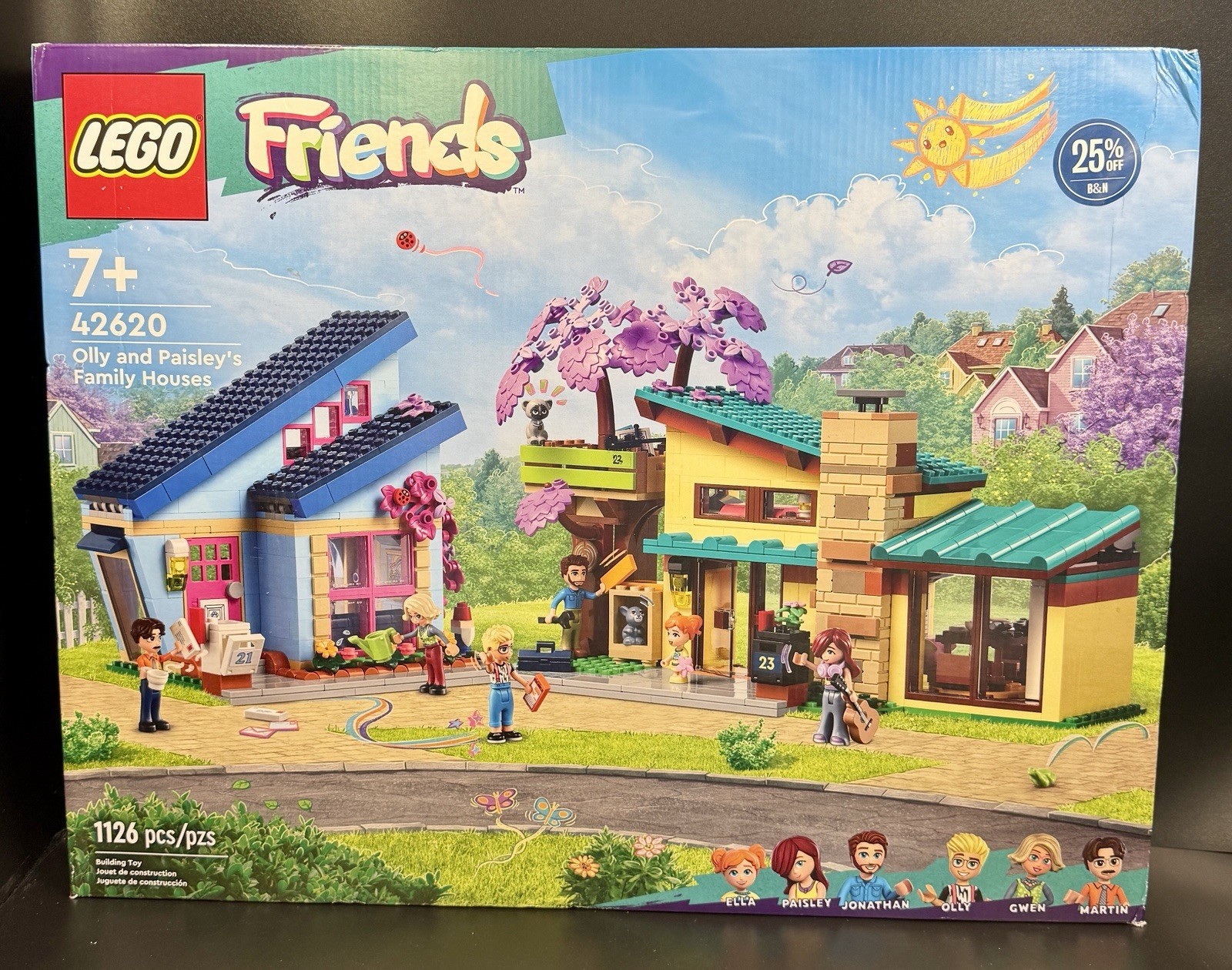 LEGO RETIRED Friends: Olly and Paisley's Family Houses (42620) SEALED