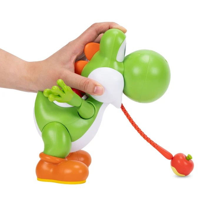 Yum Yum Yoshi 9.5 Inch Yoshi Figure with Fun Extending Tongue Action Yum Yum Yoshi 9.5 Inch Yoshi Figure with Fun Extending Tongue Action