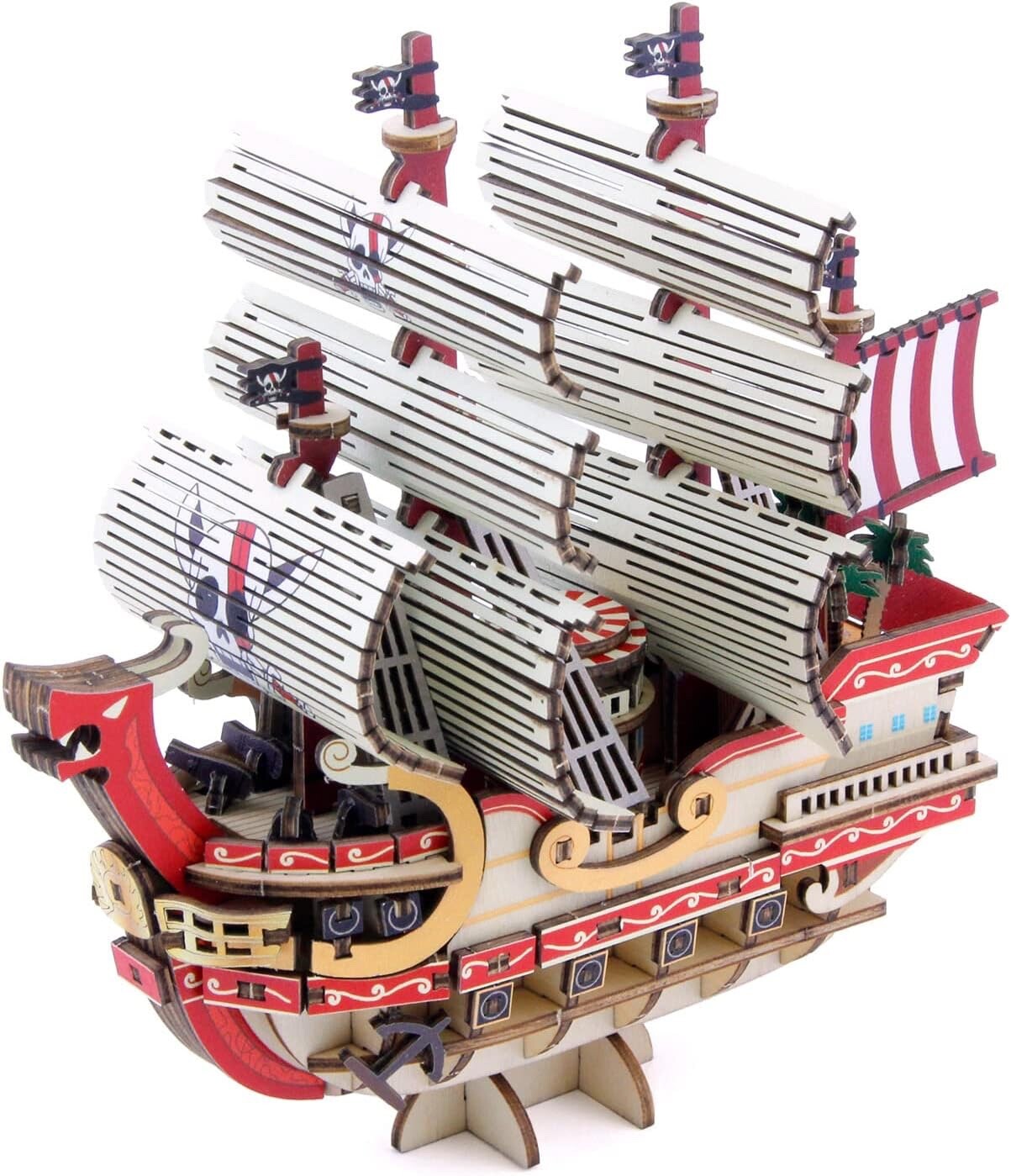 KIGUMI Ki-gu-mi Wooden Art - One Piece Red Force