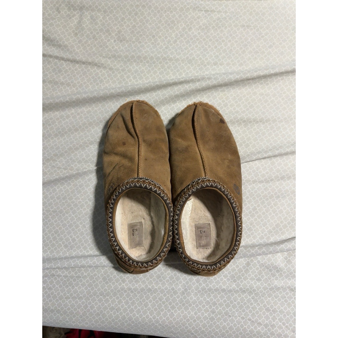 UGG Tasman Brown Suede Slippers Mens US 11 5950