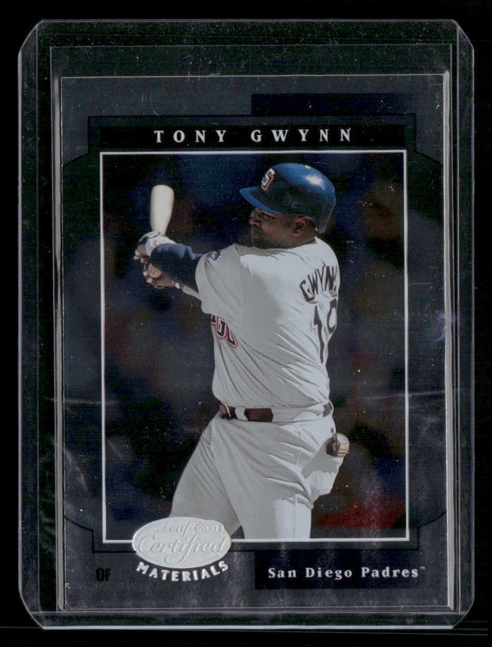 2001 Leaf Certified Materials #24 Tony Gwynn 2001 Leaf Certified Materials #24 Tony Gwynn