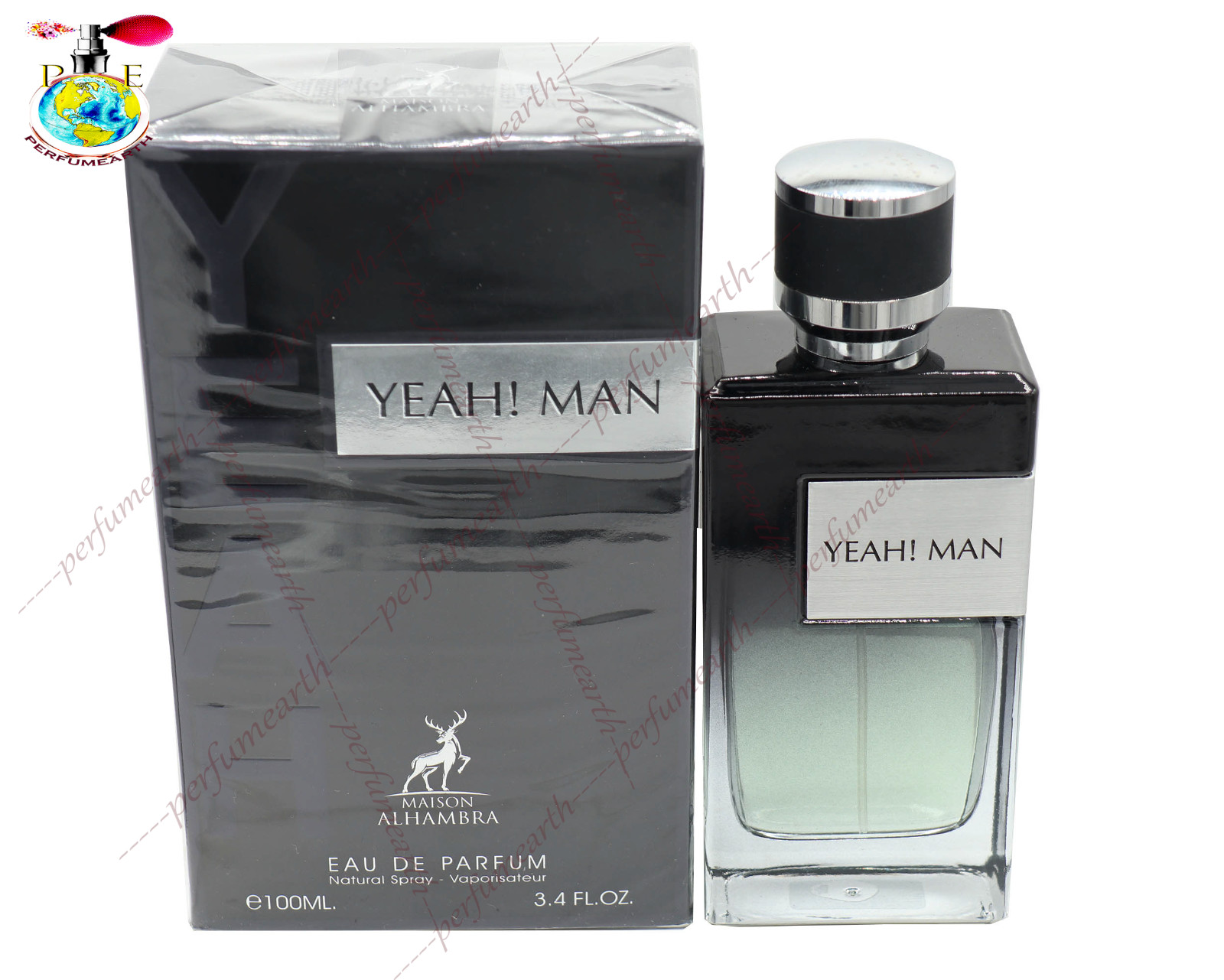 Yeah Man By Maison Alhambra 3.4/3.3 oz Edp Spray For Men New In Box Yeah Man By Maison Alhambra 3.4/3.3 oz Edp Spray For Men New In Box