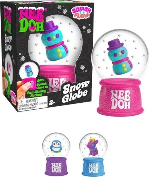 NeeDoh Squish Flow Snow Globe Stress Relief Squeeze Sensory Fidget Toy Gift NeeDoh Squish Flow Snow Globe Stress Relief Squeeze Sensory Fidget Toy Gift