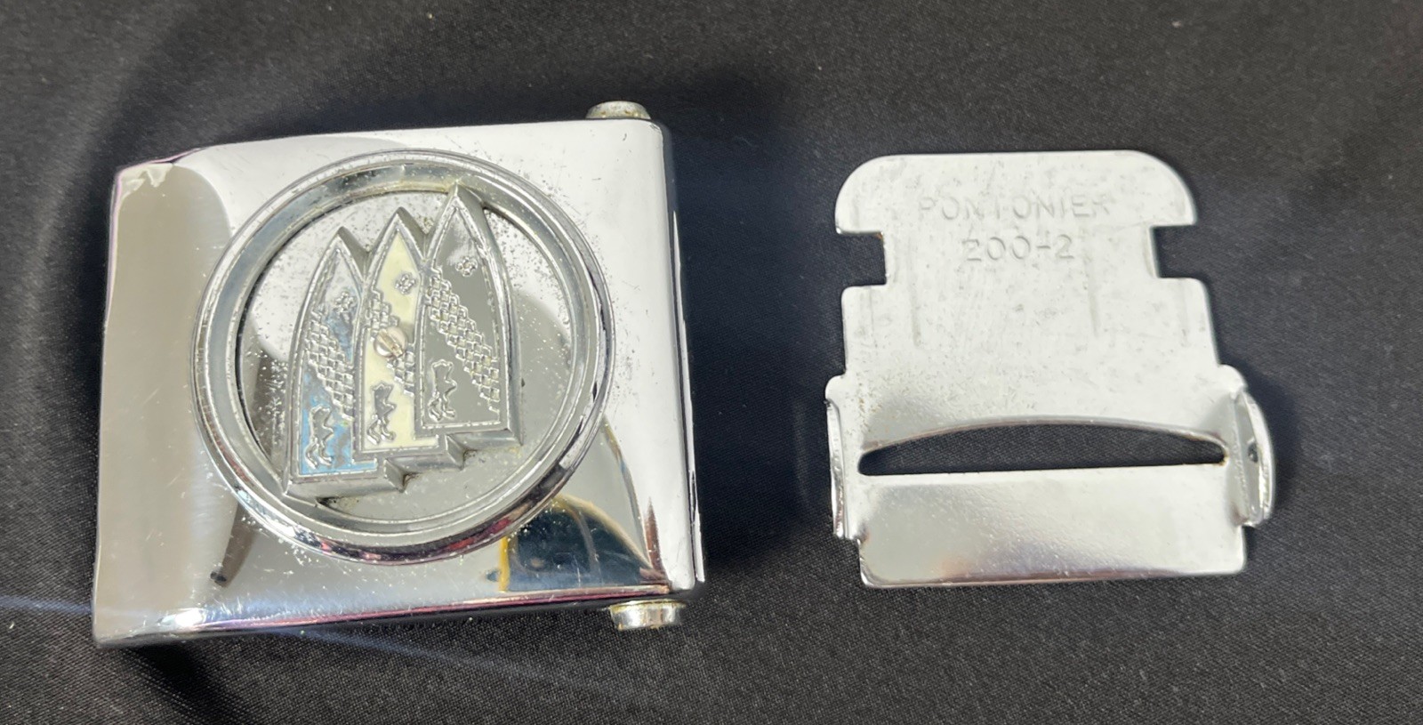 Vtg 1967 Buick ? Pontonier 200-1 Oem Seat Buckle Open Latch Bucket Seat Chrome Vtg 1967 Buick ? Pontonier 200-1 Oem Seat Buckle Open Latch Bucket Seat Chrome