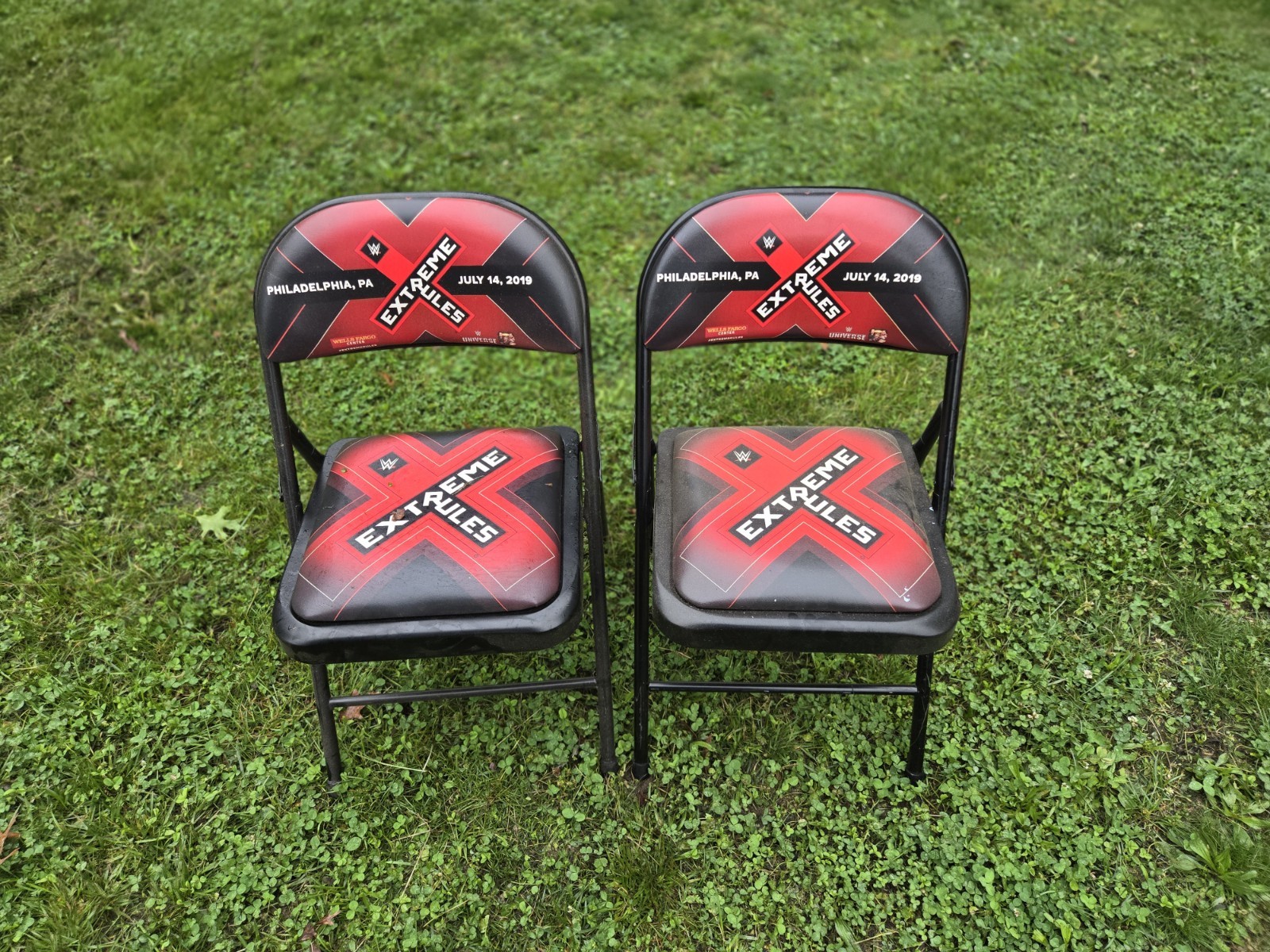 WWE Extreme Rules Floor Chairs 2019 Set of 2